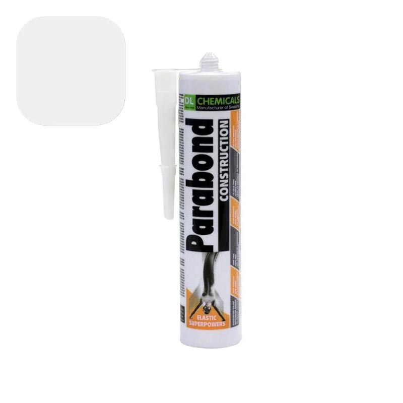 Verlijmende kit wit